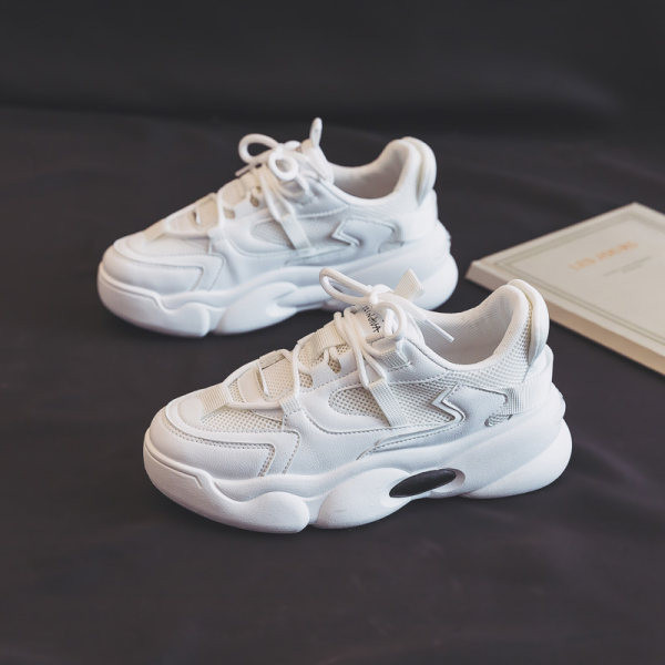 Ženske elegantne tenisice s vezicama i mrežastim zaobljenim uzorkom