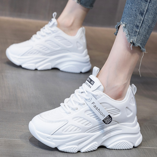 Ženske tenisice sa visokim đonom u dvije boje