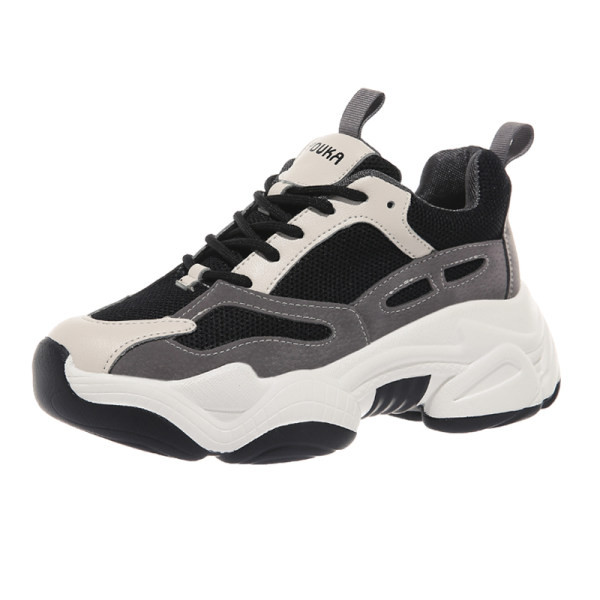 Adidasi moderni de dama cu sireturi - talpa aspra