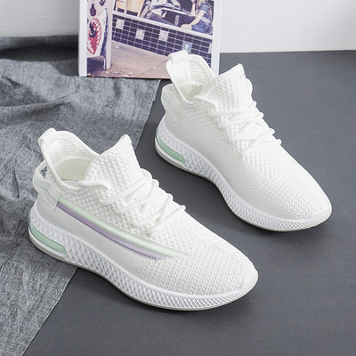 Γυναικεία casual αθλητικά παπούτσια με κορδόνια και επίπεδη σόλα