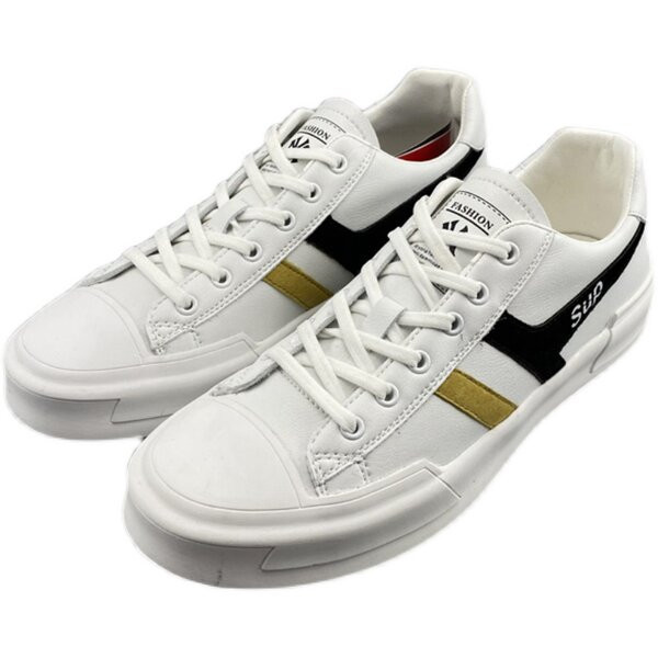 Adidași bărbați din piele cu aplicație