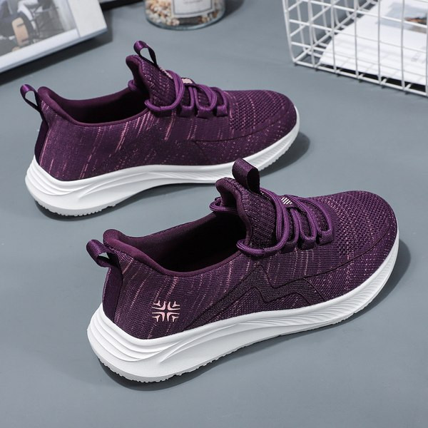 Γυναικεία αθλητικά πάνινα παπούτσια με κέντημα και κορδόνια