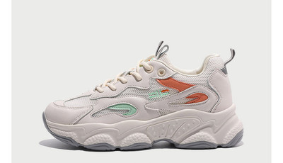 Νέο μοντέλο γυναικεία αθλητικά παπούτσια με κορδόνια και ψηλή σόλα - αρκετά χρώματα