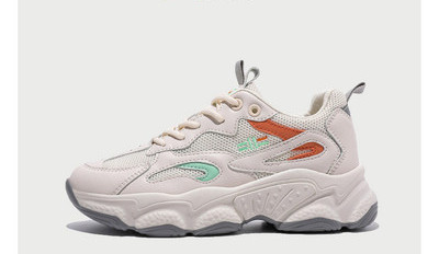 Νέο μοντέλο γυναικεία αθλητικά παπούτσια με κορδόνια και ψηλή σόλα - αρκετά χρώματα