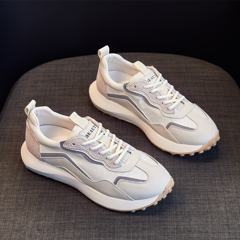 Tenisi dama model textil rotunjit cu talpa plata