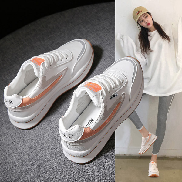 Tenisi dama cu sireturi si talpa plata - doua culori