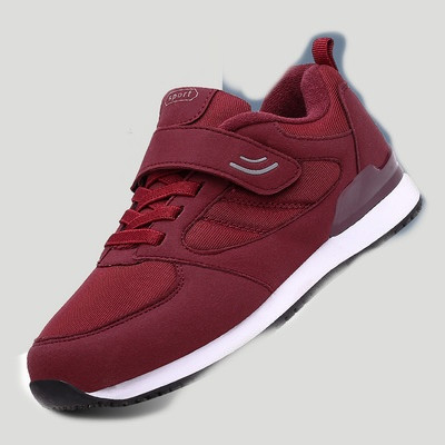 Μοντέρνα γυναικεία αθλητικά παπούτσια με επίπεδη σόλα και λουράκια βελκρώ