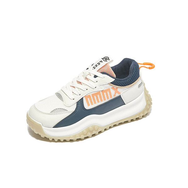 Γυναικεία μοντέρνα αθλητικά παπούτσια με πλέγμα και επιγραφή