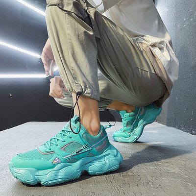 Σύγχρονα ανδρικά αθλητικά παπούτσια με τραχιά σόλα - αρκετά χρώματα