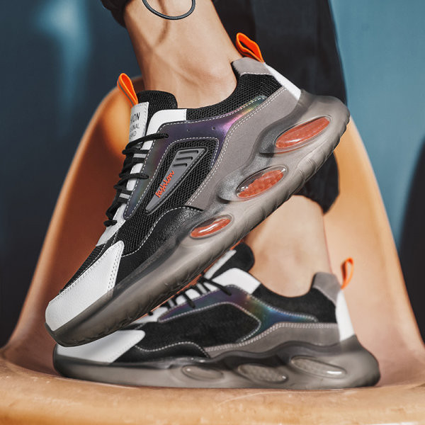 Adidasi de toamna pentru barbati cu sireturi in trei culori