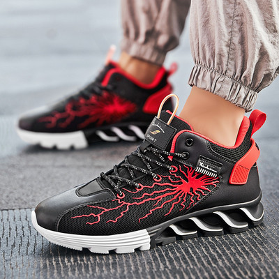 Ανδρικά αθλητικά παπούτσια με ανάγλυφη σόλα σε διάφορα μοντέλα