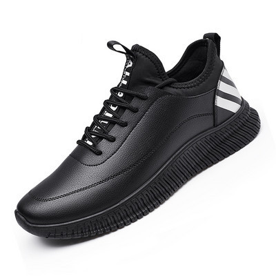 Model nou de pantofi sport și casual cu șireturi în negru