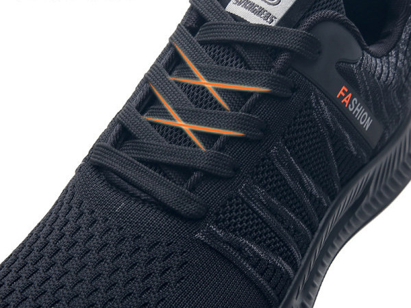 Model nou de adidași pentru bărbați cu șireturi în negru