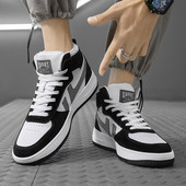 Visoki model muških tenisica od eko kože