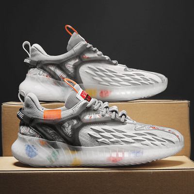 Tenisi textile pentru bărbați cu talpă plate