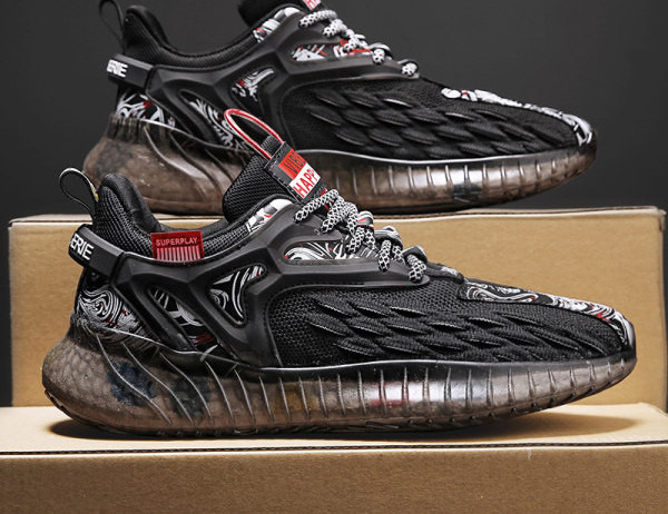 Tenisi textile pentru bărbați cu talpă plate