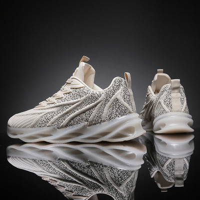 Adidasi respirabili, tip baschet pana la glezna cu imprimeu