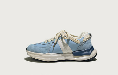 Αθλητικά και casual unisex πάνινα παπούτσια για το φθινόπωρο με χοντρή σόλα