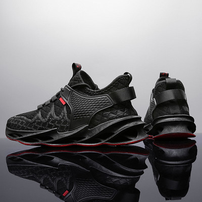 Tenisi casual barbatesti din material textil cu sireturi