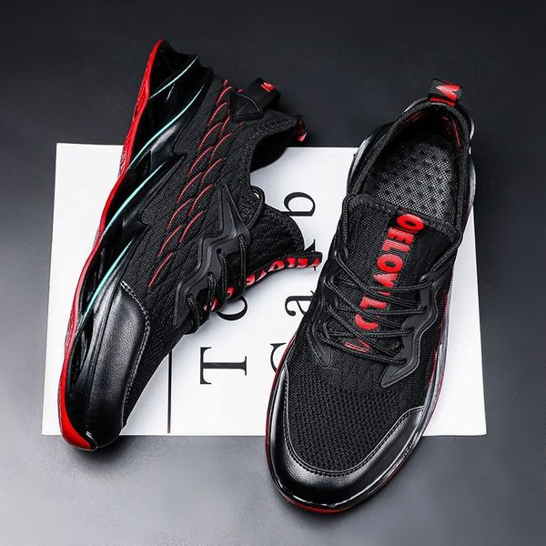 Tenisi casual barbatesti din material textil cu sireturi