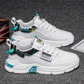 Model nou de adidasi barbati din imitatie de piele cu sireturi - mai multe modele