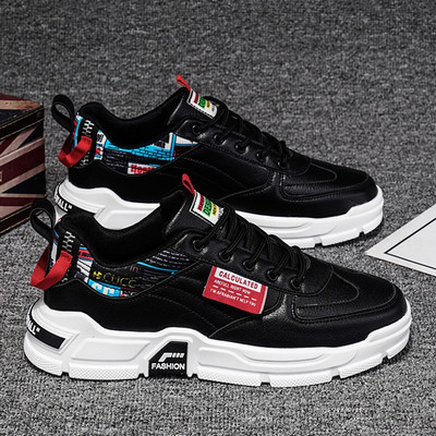 Model nou de adidasi barbati din imitatie de piele cu sireturi - mai multe modele