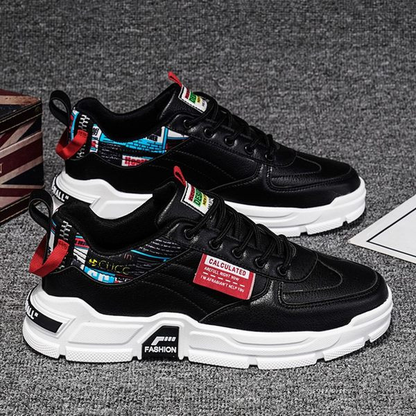 Model nou de adidasi barbati din imitatie de piele cu sireturi - mai multe modele