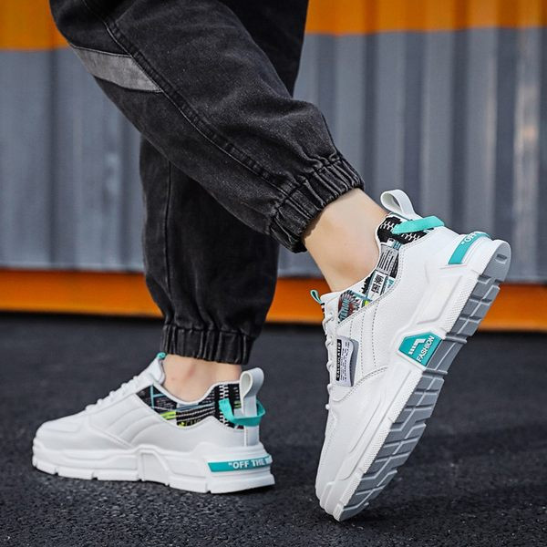 Model nou de adidasi barbati din imitatie de piele cu sireturi - mai multe modele