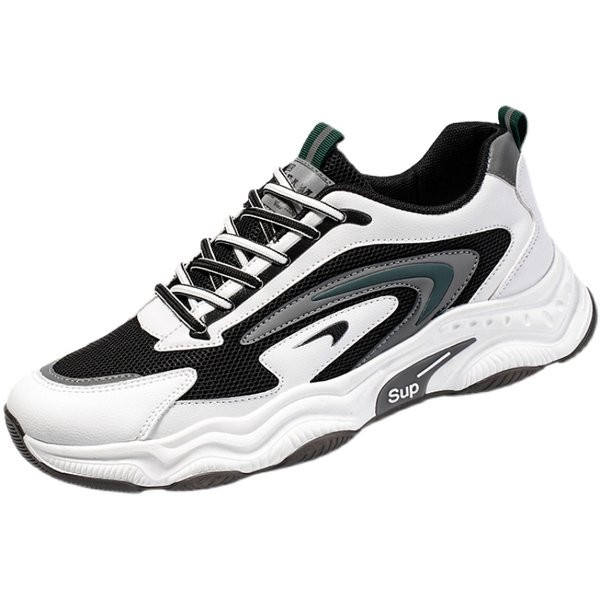 Adidași sport-casual pentru bărbați cu o parte din plasă, ușoare și confortabile