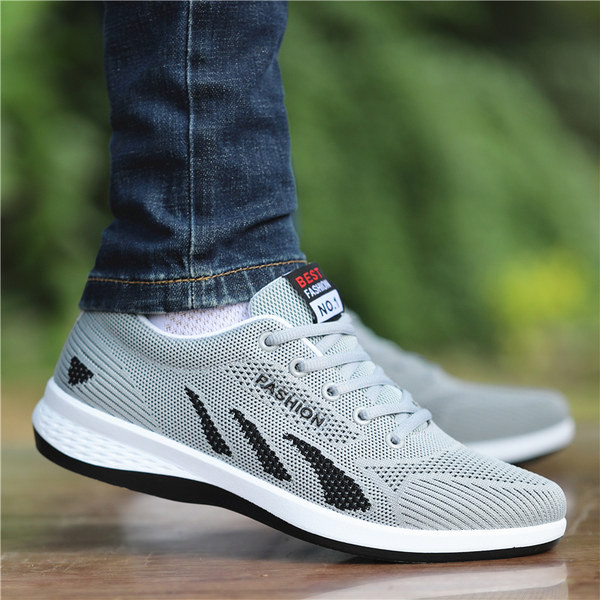 Muške tenisice s ravnim tekstilnim đonom