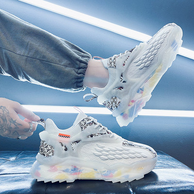 Muške tenisice od prozračne tkanine sa vezicama - više boja