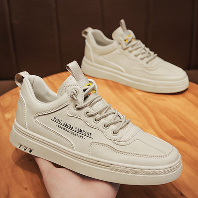 Ανδρικά αθλητικά παπούτσια casual από οικολογικό δέρμα για το φθινόπωρο και την άνοιξη