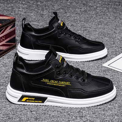 Ανδρικά αθλητικά παπούτσια casual από οικολογικό δέρμα για το φθινόπωρο και την άνοιξη