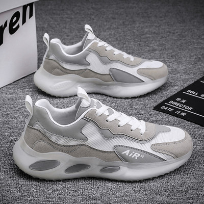 Ανδρικά αθλητικά πάνινα παπούτσια με τραχιά σόλα με κορδόνια - διάφορα χρώματα