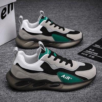 Ανδρικά αθλητικά πάνινα παπούτσια με τραχιά σόλα με κορδόνια - διάφορα χρώματα