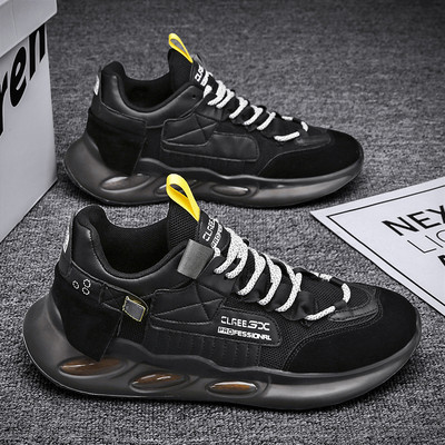 Ανδρικά αθλητικά πάνινα παπούτσια με τραχιά σόλα με κορδόνια - διάφορα χρώματα