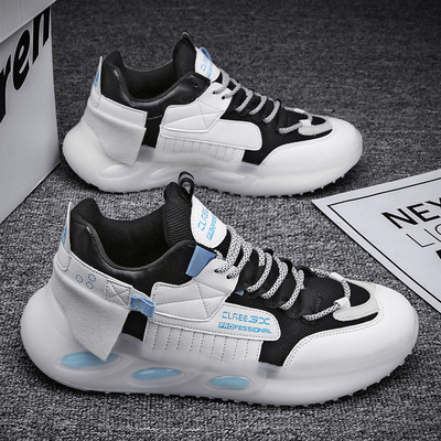 Ανδρικά αθλητικά πάνινα παπούτσια με τραχιά σόλα με κορδόνια - διάφορα χρώματα