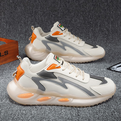 Ανδρικά αθλητικά πάνινα παπούτσια με τραχιά σόλα με κορδόνια - διάφορα χρώματα