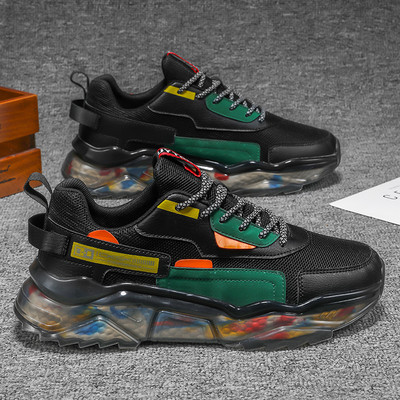 Ανδρικά αθλητικά πάνινα παπούτσια με τραχιά σόλα με κορδόνια - διάφορα χρώματα