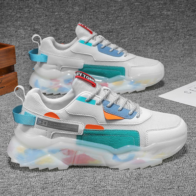 Ανδρικά αθλητικά πάνινα παπούτσια με τραχιά σόλα με κορδόνια - διάφορα χρώματα