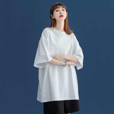 Γυναικείο φαρδύ μπλουζάκι με μανίκια 3/4