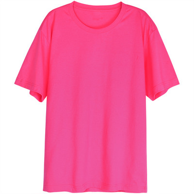 Casual μονόχρωμο γυναικείο μπλουζάκι με κοντά μανίκια