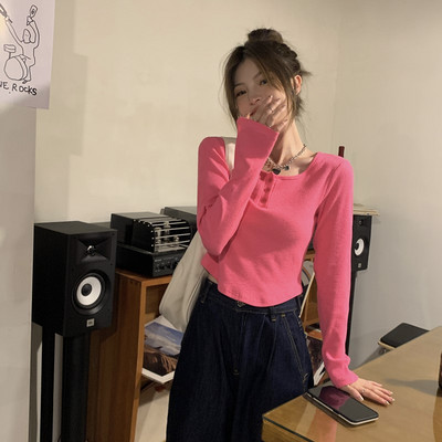 Γυναικεία μπλούζα με κουμπιά και μακριά μανίκια