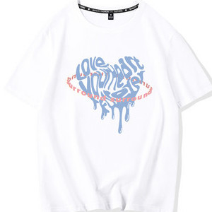 Γυναικείο μπλουζάκι με κοντά μανίκια και διαφορετικό print