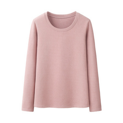 Μοντέρνο γυναικείο πόλο με μισό ψηλό γιακά και μακριά μανίκια