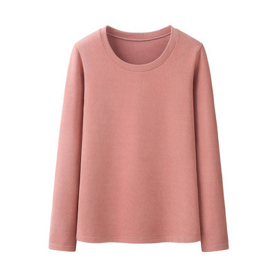 Μοντέρνο γυναικείο πόλο με μισό ψηλό γιακά και μακριά μανίκια