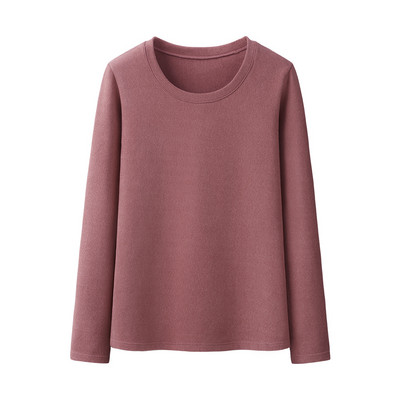 Μοντέρνο γυναικείο πόλο με μισό ψηλό γιακά και μακριά μανίκια