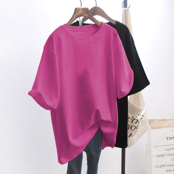 Tricou lat de dama cu decolteu oval