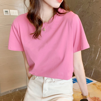 Tricou casual cu aplicatii diverse - pentru femei