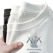 Γυναικεία casual μπλούζα με εκτύπωση και οβάλ λαιμόκοψη